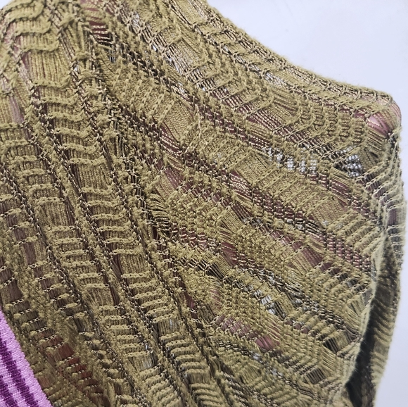 Missoni for Target• Green and purple knit sweater, Sz S - Picture 6 of 6